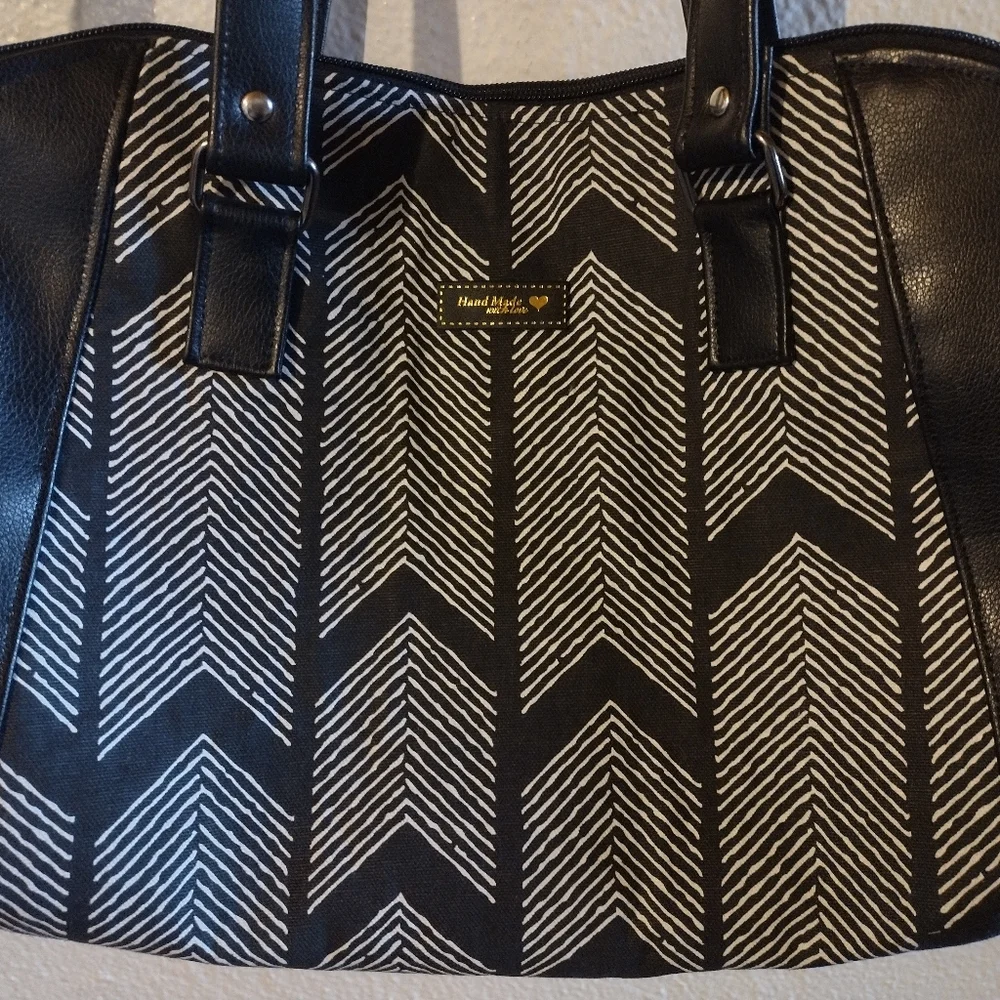 Homemade purse, shoulder bag, handbag, tote, Christmas, birthday, gift - Picture 3 of 10